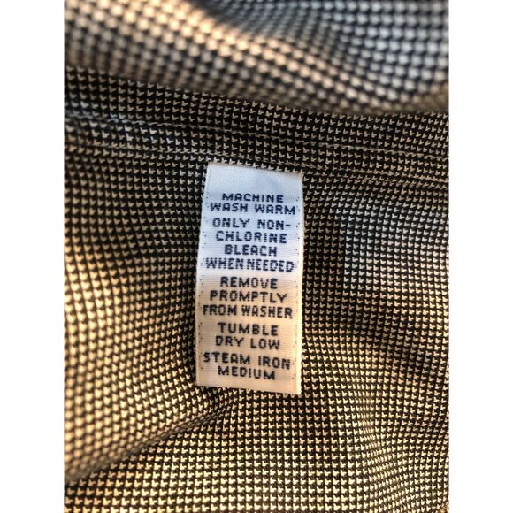 Polo Ralph Lauren 100% Cotton Black & Gray Button Front Shirt Size 2XLT - Picture 6 of 6